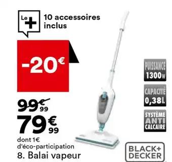 Balai vapeur