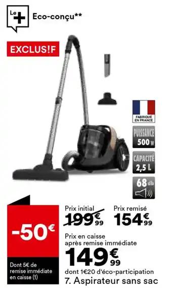 Aspirateur sans sac
