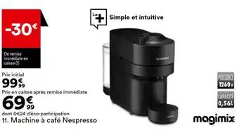 Machine à café Nespresso