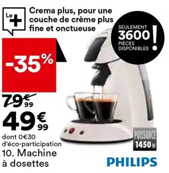 Machine dont 0€30