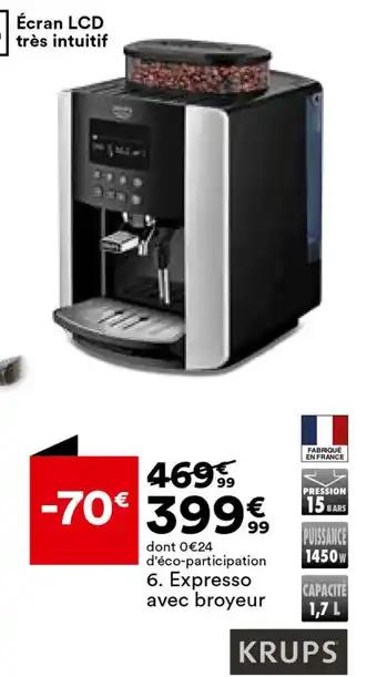 Expresso avec broyeur