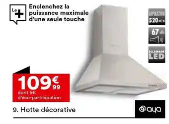 Hotte décorative
