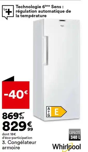 Congélateur armoire