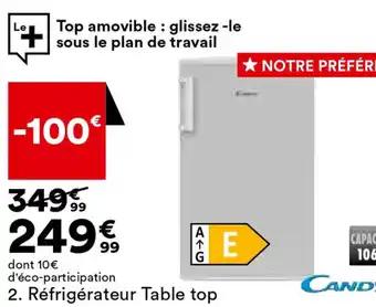 Réfrigérateur Table top