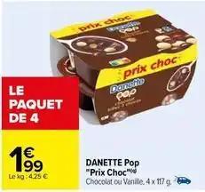 Danone - danette pop