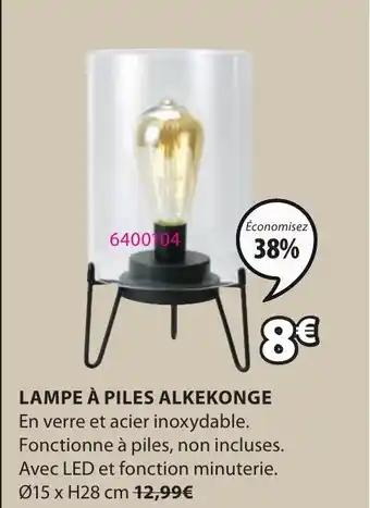 LAMPE À PILES ALKEKONGE