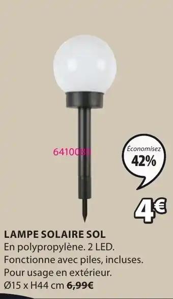 LAMPE SOLAIRE SOL