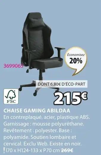 CHAISE GAMING ABILDAA