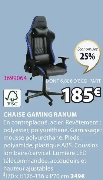 CHAISE GAMING RANUM