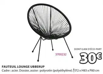 FAUTEUIL LOUNGE UBBERUP