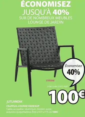 FAUTEUIL LOUNGE EDDERUP