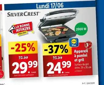 Appareil à panini et gril