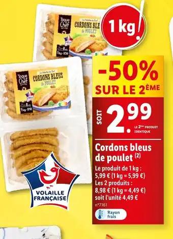 Cordons bleus de poulet (2)