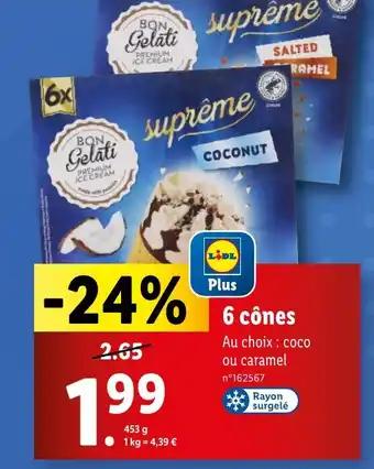 6 cônes
