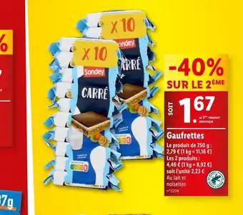 Gaufrettes
