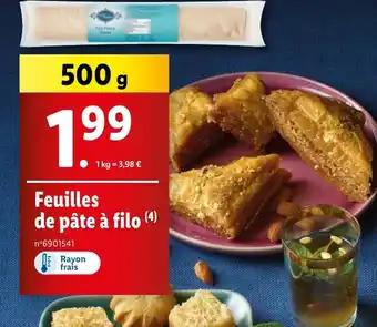 Feuilles de pâte à filo (4)