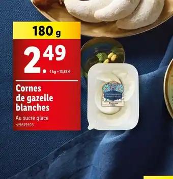 Cornes de gazelle blanches