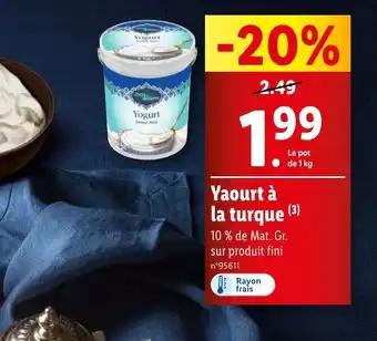 Yaourt à la turque