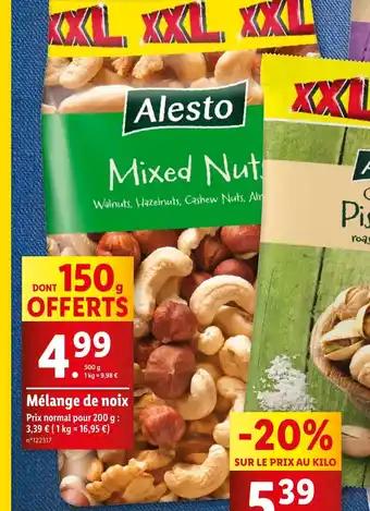 Mélange de noix