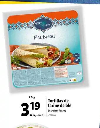 Tortillas de farine de blé