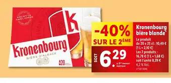 Kronenbourg bière blonde