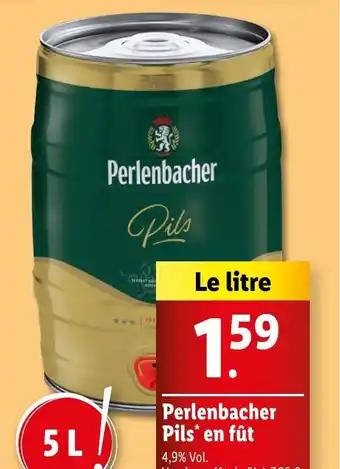 Perlenbacher Pils en fût