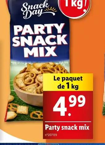 Party snack mix