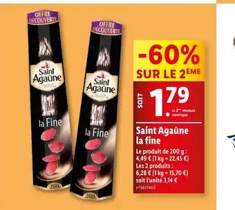 Saint Agaûne la fine