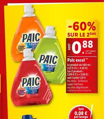 Paic excel