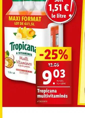 Tropicana multivitaminés