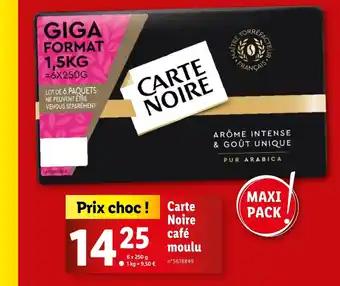 Carte Noire café moulu