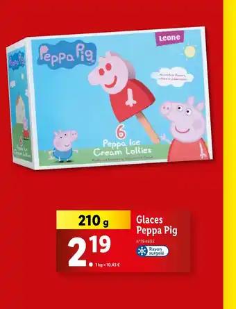Glaces Peppa Pig