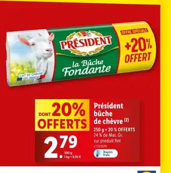 President buche de chevre