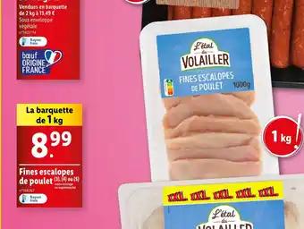 Fines escalopes