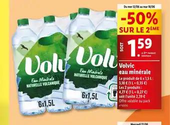 Volvic eau minerale