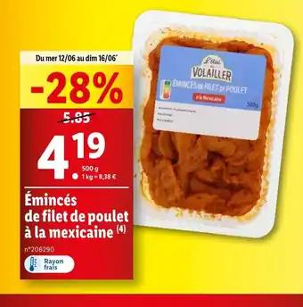 Émincés de filet de poulet à la mexicaine (4)