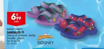 MARVEL / DISNEY SANDALES