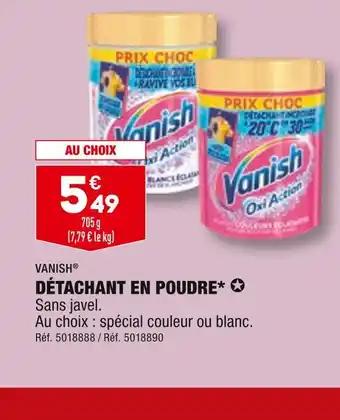 VANISH DÉTACHANT EN POUDRE