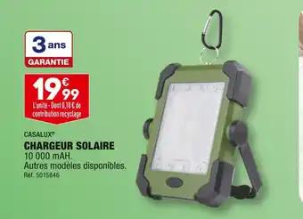 CASALUX CHARGEUR SOLAIRE