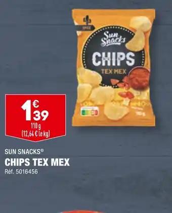 SUN SNACKS CHIPS TEX MEX
