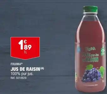 FRUIMA JUS DE RAISIN