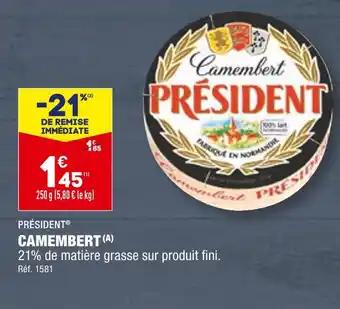 PRÉSIDENT CAMEMBERT