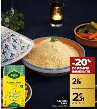 Zakia - couscous