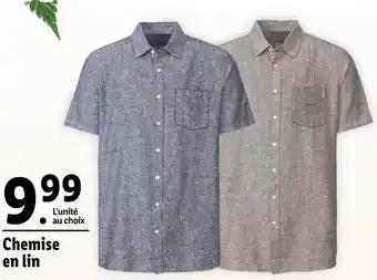 LIVERGY Chemise en lin