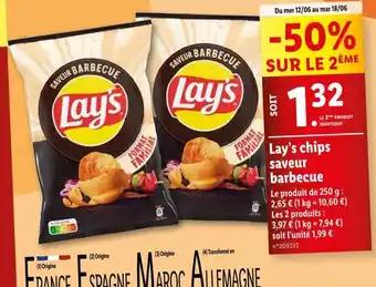 Lay’s Chips saveur barbecue