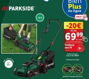 PARKSIDE Tondeuse sans fil