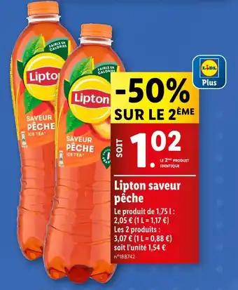 Lipton Lipton saveur pêche