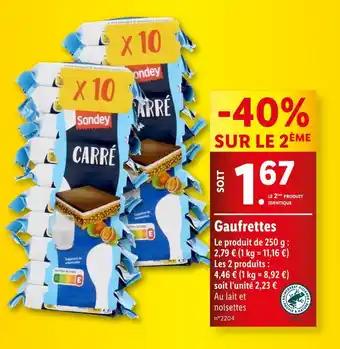SONDEY Gaufrettes