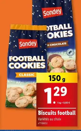 Sondey Biscuits football