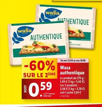 Wasa Wasa authentique